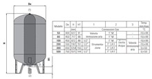 VASO MEMB.VERN. PED LT. 100 VERT