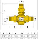 280 VALV. ANTICONDENSA DN20x3/4"M 60