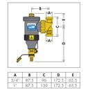 DEFANGATORE 3/4 TECNOP.C/MAGN.