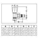 VALV.TERMOST.3/4"MX1/2"M SQ. RAME