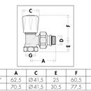 VALV.TERMOSTATIZZ.3/8 SQ.FERRO