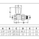 VALV. 3/8 TERMOST.c/PREREG.DIR.FERRO