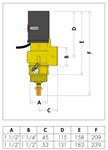 VALV.SCAR.TERMICO 1'1/2X1'1/4