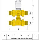 VALVOLA DI ZONA 3 VIE 1/2 C/TEE