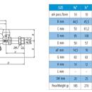 RUBINETTO EKO C/PORT.ACQUA 3/4