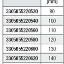 MANICOTTO MONO M. D.80 AISI316L