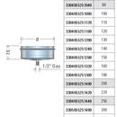 TAPPO CONDENSA MP D.80