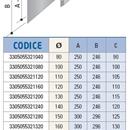 SUPPORTO MURALE MP 250