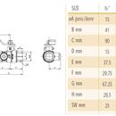 VALV.SFERA GAS FF 1/2 C/PRELIEVO