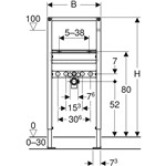 DUOFIX PER LAVABO CON RUBINETTERIA A