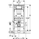 DUOFIX SIGMA 12CM PER WC SOSPESO