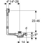 SIFONE CON COLONNA VASCA, D52, AZION