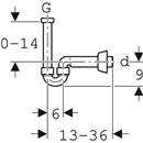 SIFONE BIDET IN PP BIANCO 11/4"X40