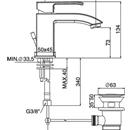 MISCELATORE LAVABO S/A 1'1/4