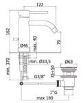MISC. LAVABO LIGHT NERO OPACO MISC. LAVABO LIGHT NERO OPACO