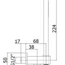 DUPLEX QUADRO C/PRESA ACQUA