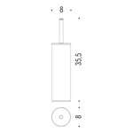PORTASCOPINO BASIC APPOGGIO CROMO PORTASCOPINO BASIC APPOGGIO CROMO