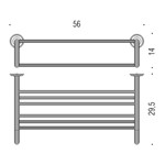 RACK PORTA SALVIETTE OTTONE ANTICATO RACK PORTA SALVIETTE OTTONE ANTICATO