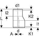 RIDUZIONE ECCENTR. LUNGA 200X160 MM