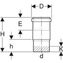 MANICOTTO DI DILATAZIONE PE 250 MM