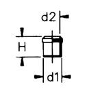 BICCHIERE RIDOTTO 90/75 NIPREN